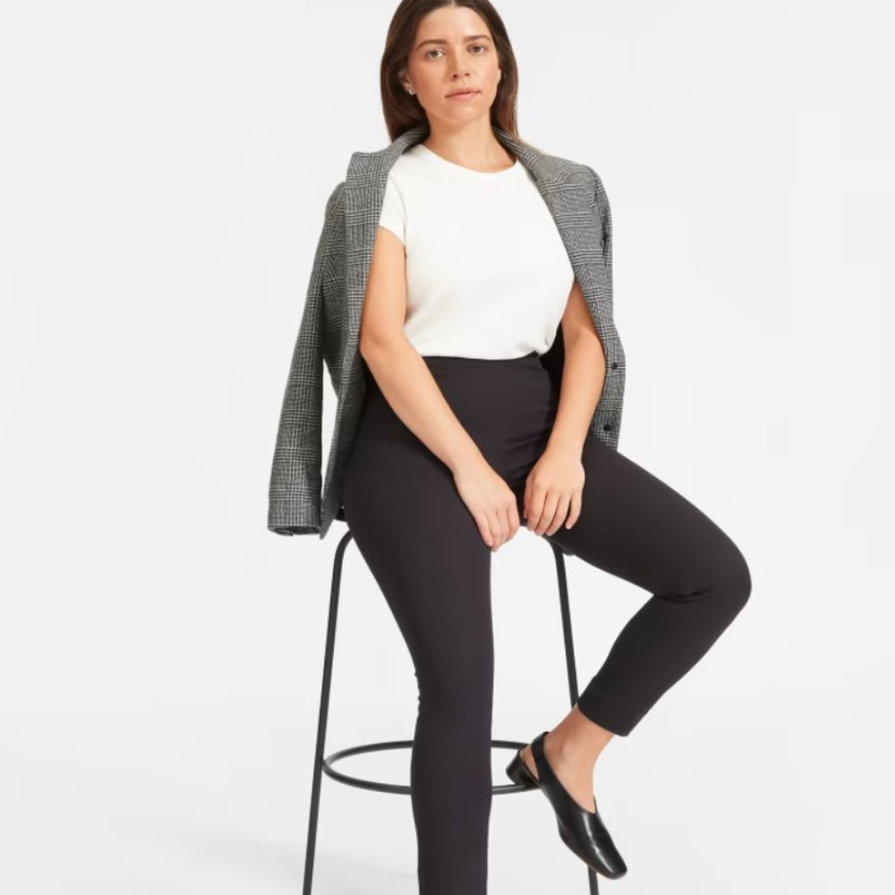 Everlane Curvy Fit Side-Zip Work Pants